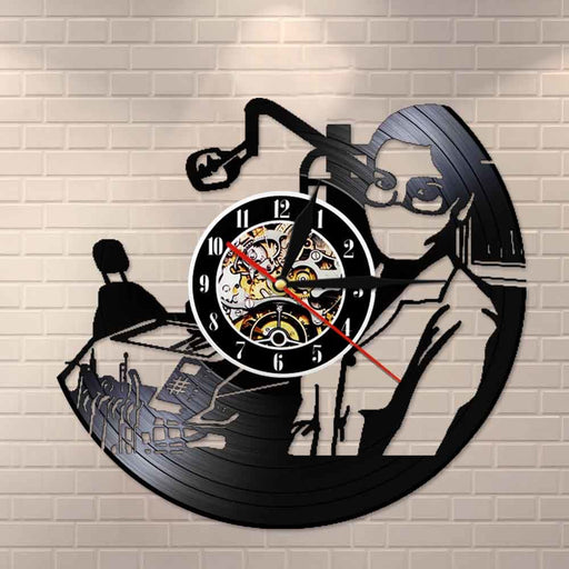 Dentist Vinyl Record Wall Clock Dentistry Office Art