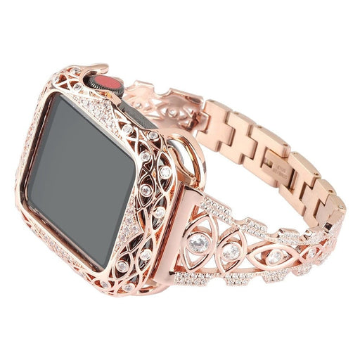 Designer Stainless Steel Diamond Strap For Apple Watch