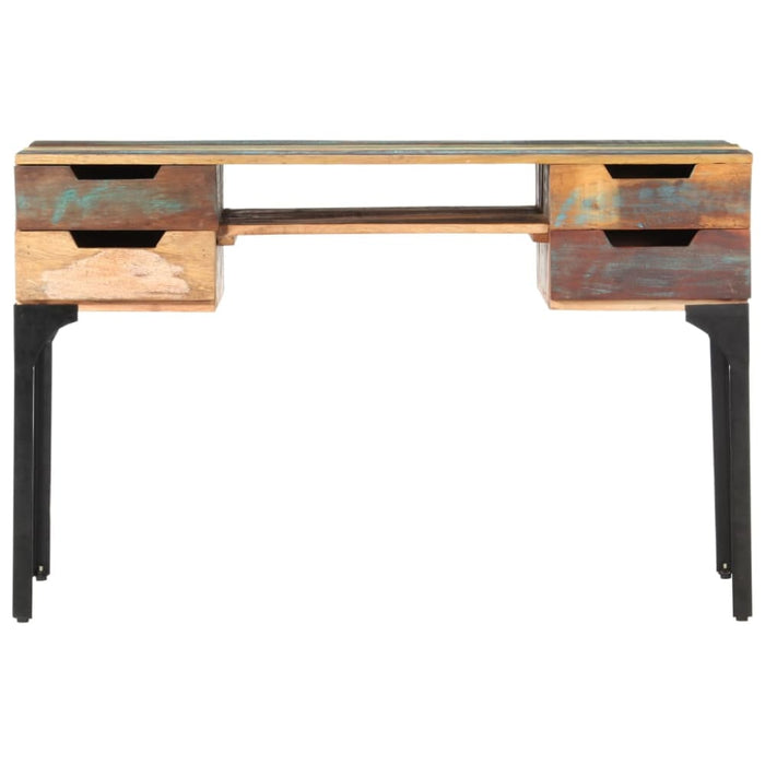 Desk 118x48x75 Cm Solid Reclaimed Wood Txbllp