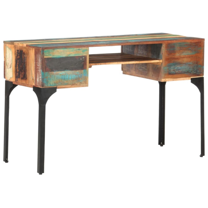 Desk 118x48x75 Cm Solid Reclaimed Wood Txbllp
