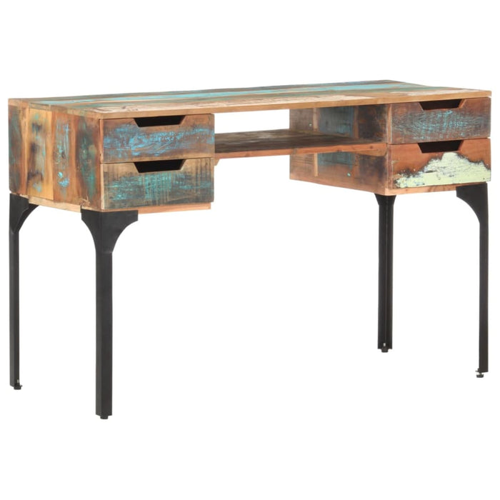 Desk 118x48x75 Cm Solid Reclaimed Wood Txbllp