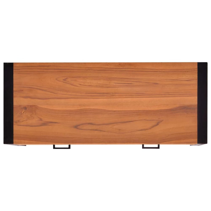 Desk with 2 Drawers 100x40x75 Cm Teak Wood Txpxln