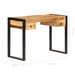 Desk with 2 Drawers 110x50x77 Cm Solid Mango Wood Xaiabb