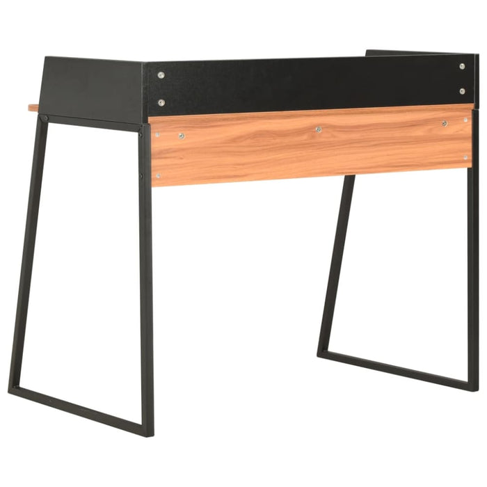 Desk Black and Brown 90x60x88 Cm Xbxll