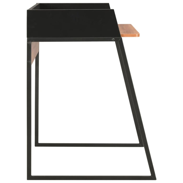 Desk Black and Brown 90x60x88 Cm Xbxll