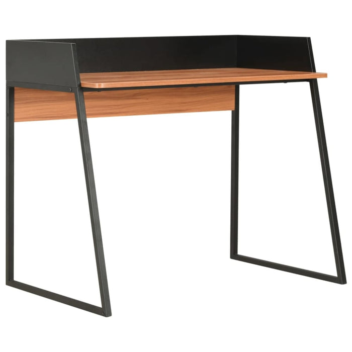 Desk Black and Brown 90x60x88 Cm Xbxll