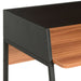 Desk Black and Brown 90x60x88 Cm Xbxll