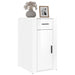 Desk Cabinet Glossy Look White 40x49x75 Cm Engineered Wood