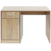 Desk with Drawer and Cabinet Oak 100x40x73 Cm Xatbpi