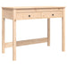 Desk with Drawers 100x50x78 Cm Solid Wood Pine Nxalat