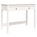 Desk with Drawers White 100x50x78 Cm Solid Wood Pine Nxalaa