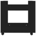 Desk Trolley Black 60x45x60 Cm Engineered Wood Nollbo