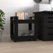 Desk Trolley Black 60x45x60 Cm Engineered Wood Nollbo