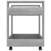 Desk Trolley Grey Sonoma 60x45x60 Cm Engineered Wood Nollbl