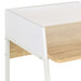 Desk White and Oak 90x60x88 Cm Xbxlp