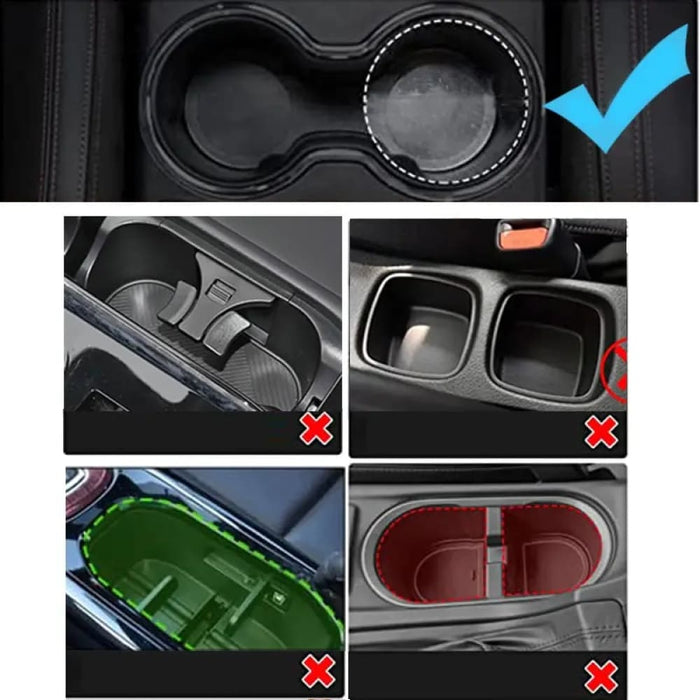 Detachable Car Cup Holder Tray With Food Table