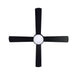Devanti 52’’ Ceiling Fan w Light Remote Timer - Black