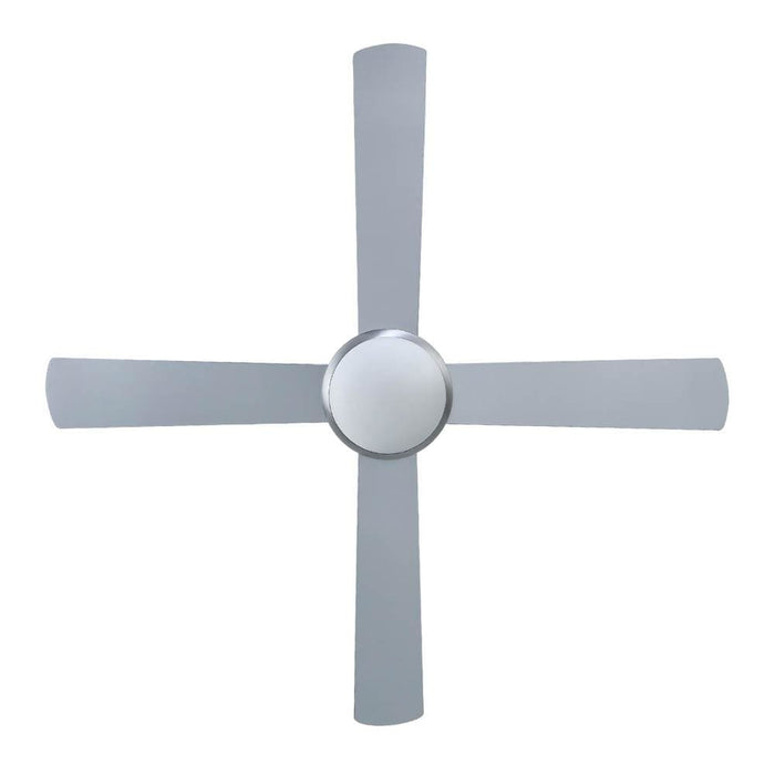 Devanti 52’’ Ceiling Fan w Light Remote Timer - Silver
