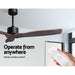 Devanti 52’’ Ceiling Fan with Remote Control Fans 3 Wooden