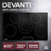 Devanti 90cm Ceramic Cooktop Electric Cook Top 5 Burner