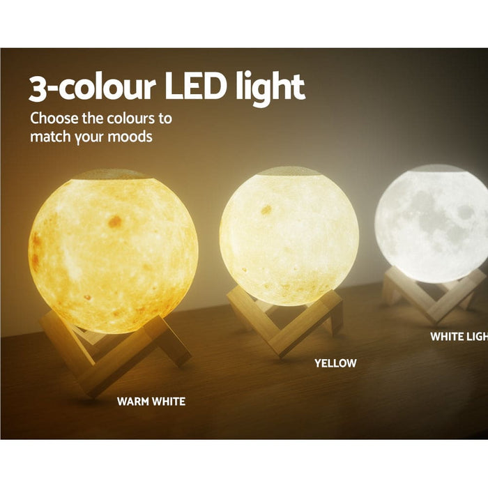 Devanti Aroma Diffuser Led Moon Lamp 880ml