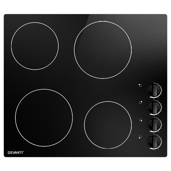 Devanti Ceramic Cooktop 60cm Electric Kitchen Burner Cooker