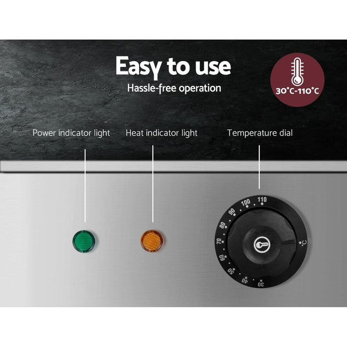 Devanti Commercial Food Warmer Bain Marie Electric Buffet