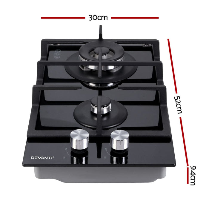 Goslash Picks Devanti Gas Cooktop 30cm Stove Cooker 2
