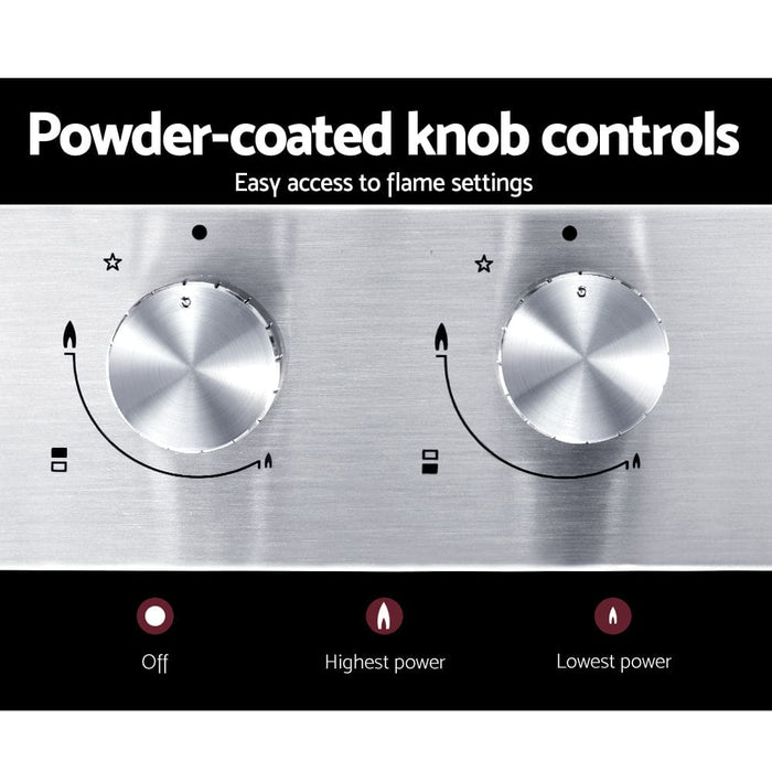 Goslash Picks Devanti Gas Cooktop 30cm Stove Cooker 2