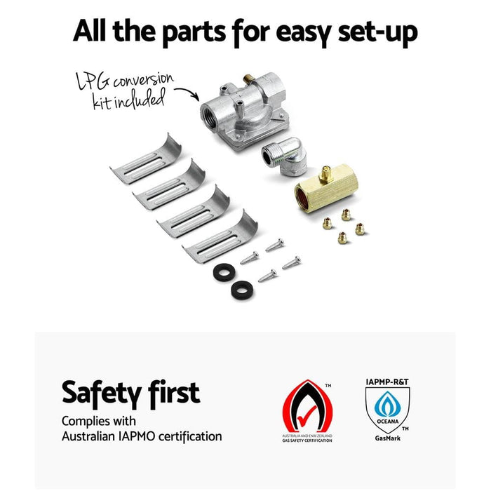 Devanti Gas Cooktop 90cm Kitchen Stove Cooker 5 Burner