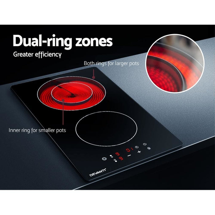 Goslash Picks Devanti Electric Ceramic Cooktop 30cm Kitchen