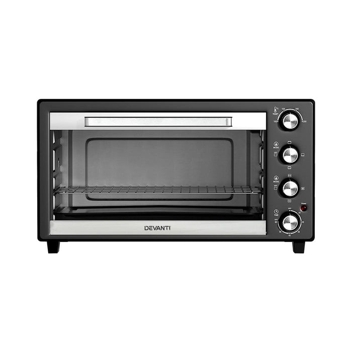 Devanti Electric Convection Oven Bake Benchtop Rotisserie