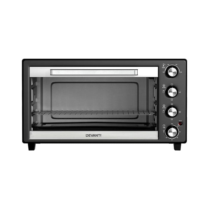 Devanti Electric Convection Oven Bake Benchtop Rotisserie