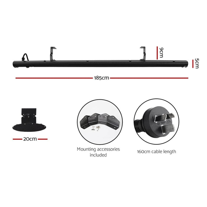 Devanti Electric Infrared Radiant Strip Heater 3200w Panel