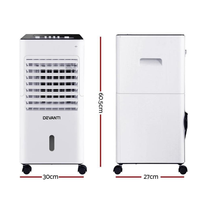 Devanti Evaporative Air Cooler Conditioner Portable 6l