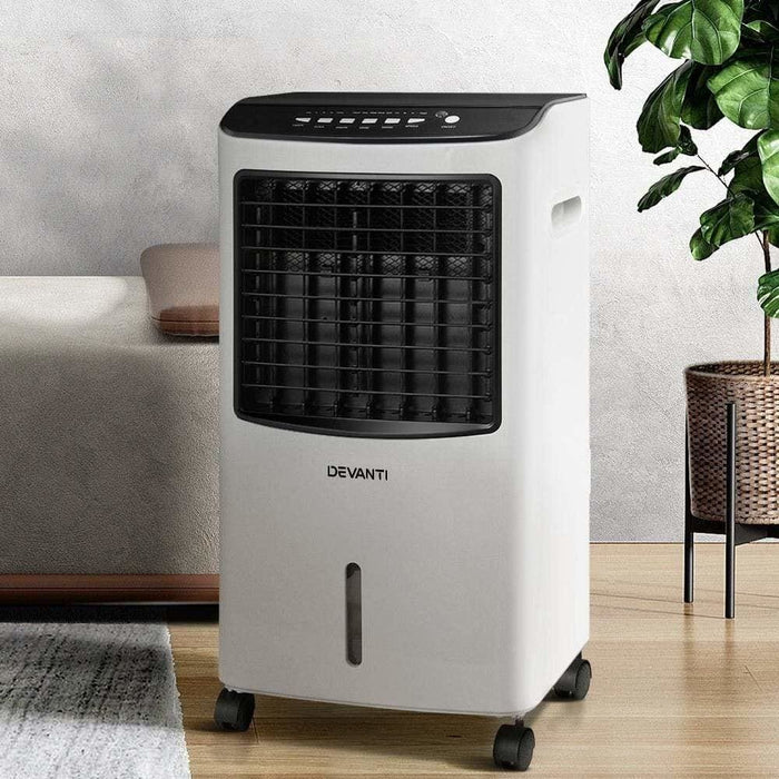 Devanti Evaporative Air Cooler Portable 8l Cooling Fan