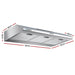 Devanti Fixed Range Hood Rangehood Stainless Steel Kitchen