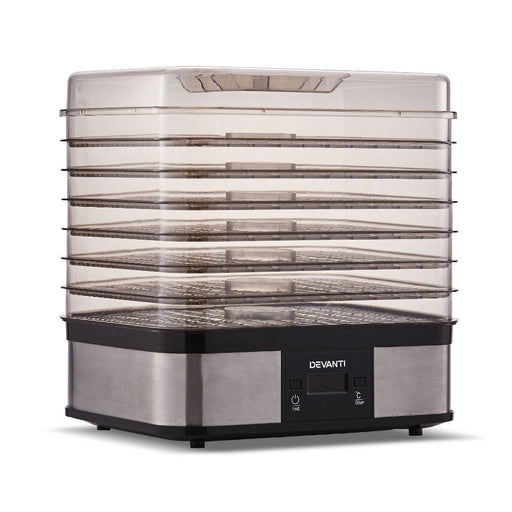 Goslash Picks Devanti Food Dehydrator with 7 Trays - Silver