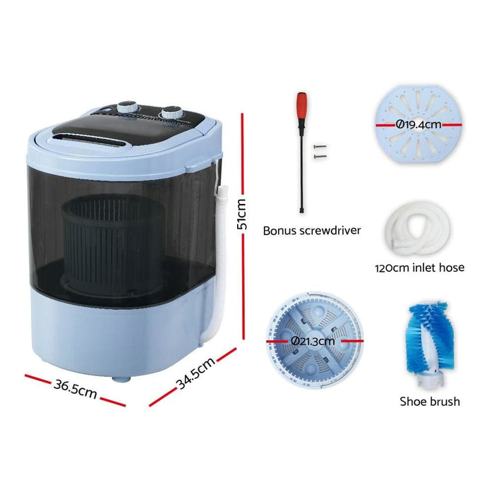 Goslash Picks Devanti 3kg Mini Portable Washing Machine