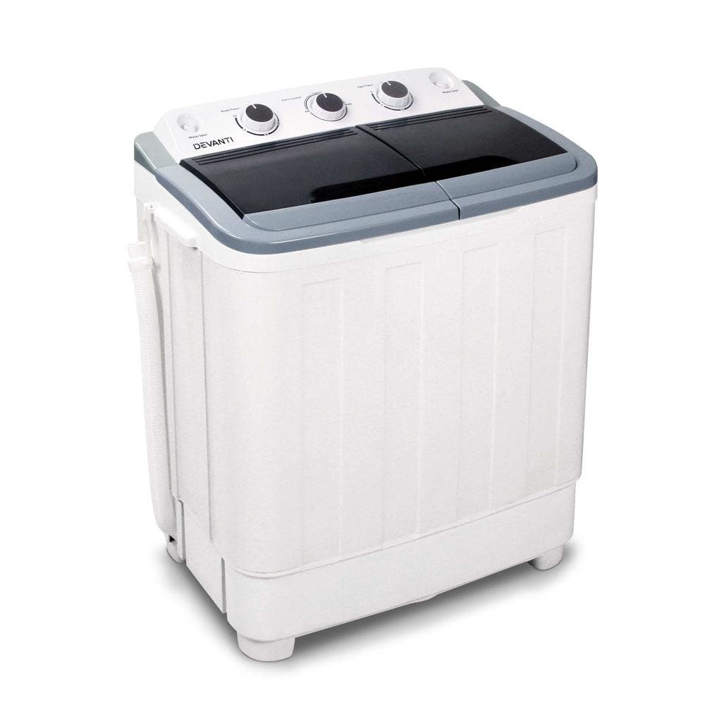 Devanti 5kg Mini Portable Washing Machine - White
