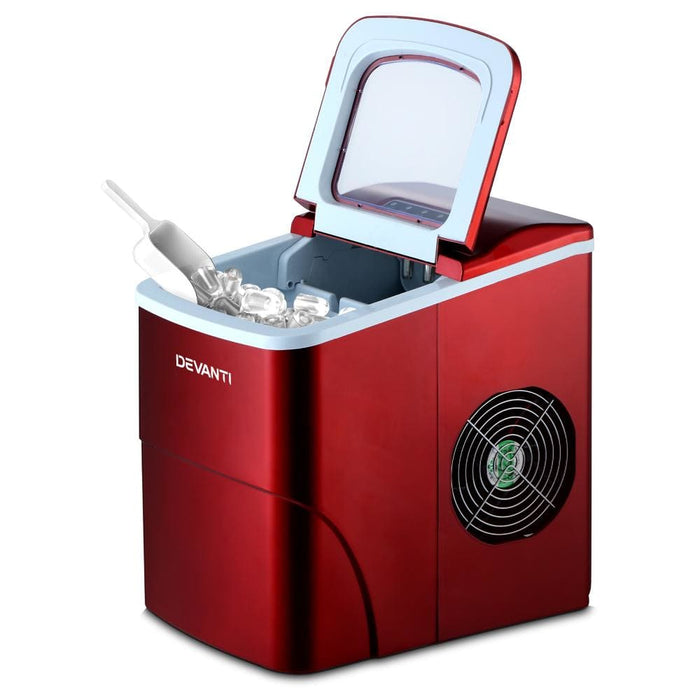 Devanti Portable Ice Cube Maker Machine 2l Home Bar