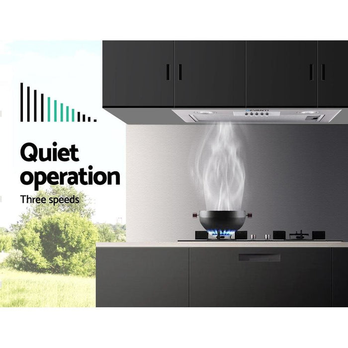 Devanti Range Hood Rangehood Undermount Built in Stainless