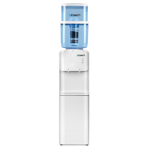 Devanti 22l Water Cooler Dispenser Top Loading Hot Cold