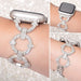 Diamond Butterfly Metal Strap For Apple Watch