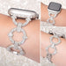 Diamond Butterfly Metal Strap for Apple Watch