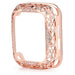 Diamond Carved Copper Luxury Bumper Bling Cover for Apple