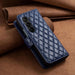 Diamond Lattice Wallet Case For Samsung Fold 4