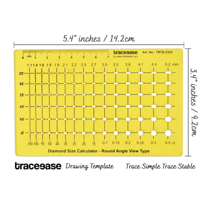 Diamond Size Calculator Round Angle View Jewellery