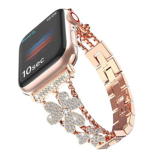 Diamond Steel Wristband Strap For Apple Watch