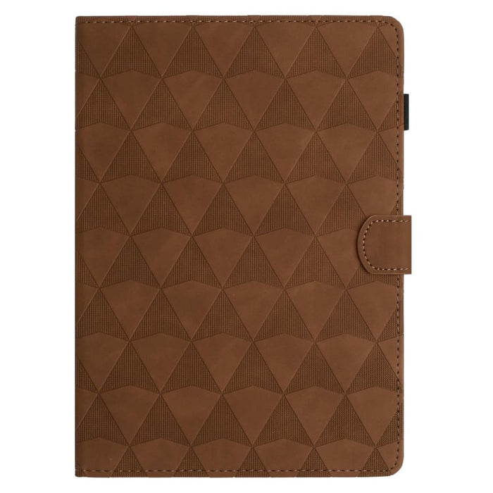 Diamond Texture Embossed Leather Smart Tablet Case